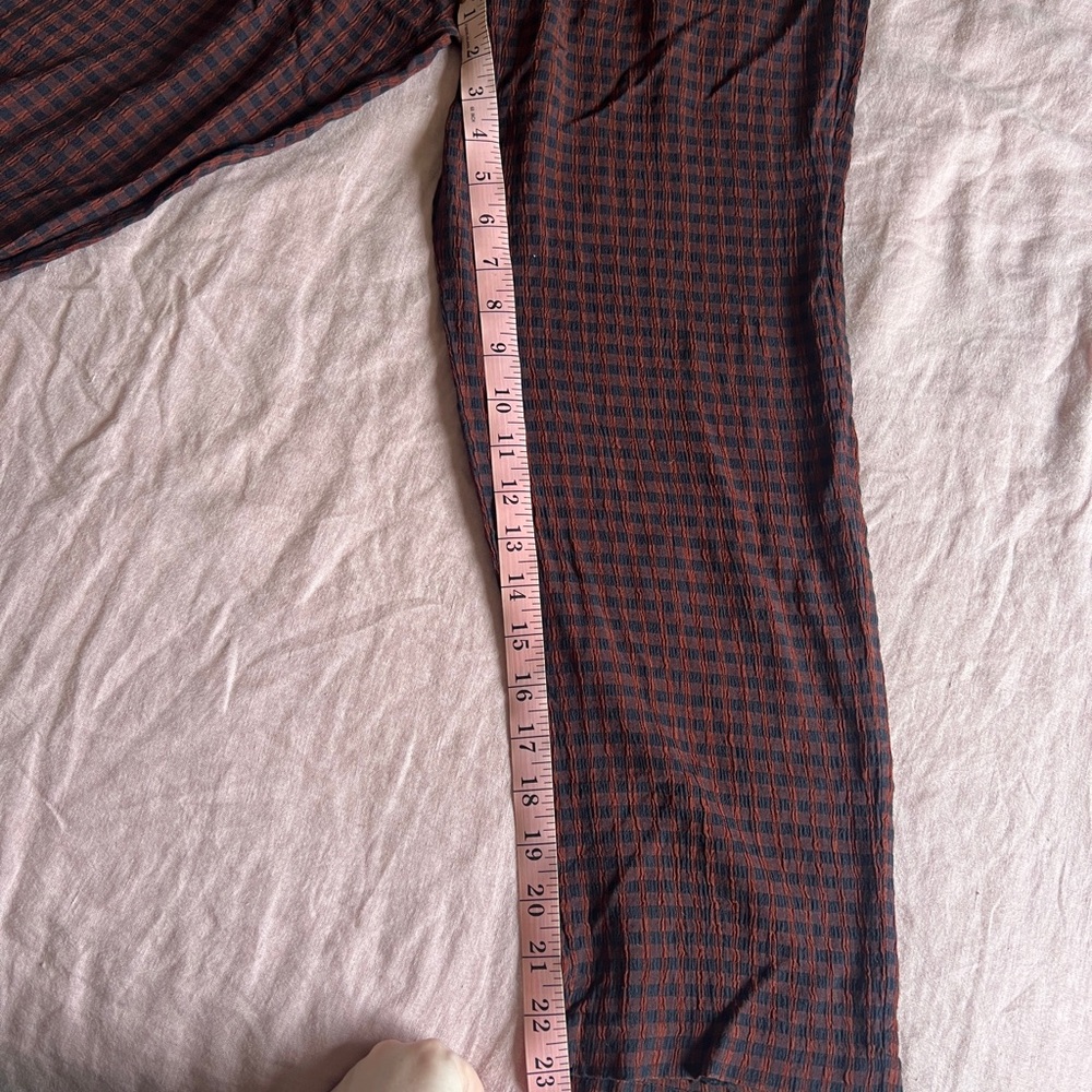Gingham plaid trousers - Picture 6 of 9